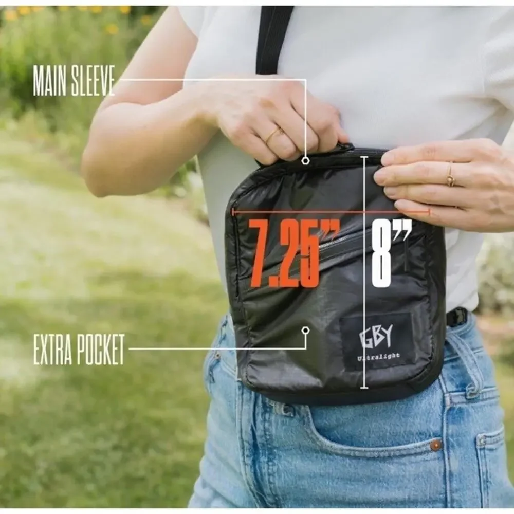 Ultralight Chest Bag CrossBody Shoulder Bag that fits 9mm Handgun Soft Tactical